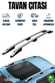 S-Dizayn Ford Connect Kısa Şase Aluminyum Gri Tavan Çıtası 2002-2014 A+ Kalite - 1