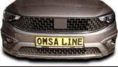 OMSA Fiat Egea Cross Krom Ön Tampon Alt Çıta 2020 ve Sonrası thumbnail 1
