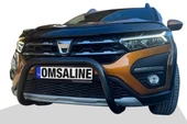 OMSA Dacia Sandero Stepway Pars Ön Koruma Çap:60 Siyah 2021 ve Sonrası thumbnail 2