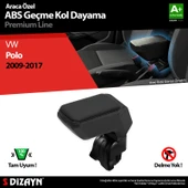 S-Dizayn VW Polo Kol Dayama Kolçak Geçmeli ABS Siyah 2009-2017 thumbnail 1