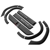 S-Dizayn Dacia Duster 2 Kapı Koruma ve Çamurluk Kaplaması Dodik Seti Parlak Krom Yazılı 12 Prç 2018-2023 A+ Kalite thumbnail 3