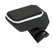 S-Dizayn VW Polo 6 Makyajlı Kol Dayama Kolçak ABS Vidalı Gri 2021 Üzeri A+ Kalite thumbnail 2