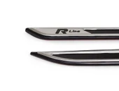 OMSA VW Passat B8 R-Line Krom Çamurluk Çıtası Siyah ABS 2015 ve Sonrası thumbnail 4