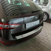 S-Dizayn Skoda SuperB B8 Makyajlı SW Krom Arka Tampon Eşiği 2019-2023 thumbnail 5