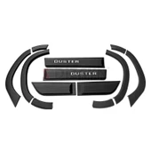 S-Dizayn Dacia Duster 2 Kapı Koruma ve Çamurluk Kaplaması Dodik Seti (Mat Krom) Yazılı 12 Prç 2018-2023 A+ Kalite thumbnail 2