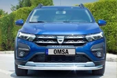 OMSA Dacia Sandero Stepway Texas Ön Koruma Çap:60 Krom 2021 ve Sonrası thumbnail 2
