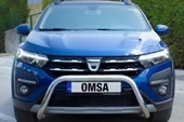 OMSA Dacia Sandero Stepway Pars Ön Koruma Çap:60 Krom 2021 ve Sonrası thumbnail 3