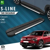 S-Dizayn Citroen C4 X S-Line Aluminyum Yan Basamak 183 Cm 2022 Üzeri A+ Kalite thumbnail 1