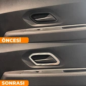 S-Dizayn Renault Taliant Krom İç Kapı Kolu Çerçevesi 4 Prç 2021 Üzeri A+ Kalite (Mat Krom) thumbnail 5