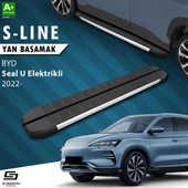 S-Dizayn BYD Seal U Elektrikli S-Line Aluminyum Yan Basamak 193 Cm 2022 Üzeri A+ Kalite thumbnail 1
