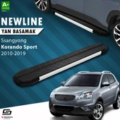 S-Dizayn Ssangyong Korando Sport NewLine Aluminyum Yan Basamak 203 Cm 2010-2019 A+ Kalite thumbnail 1