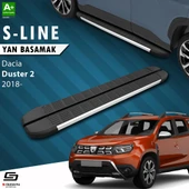 S-Dizayn Dacia Duster 2 S-Line Aluminyum Yan Basamak 183 Cm 2018-2023 A+ Kalite thumbnail 1