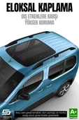 S-Dizayn Peugeot Rifter Kısa Şase Aluminyum Siyah Tavan Çıtası 2019 Üzeri A+ Kalite thumbnail 2