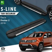 S-Dizayn Dacia Duster 2 S-Line Krom Yan Basamak 183 Cm 2018-2023 A+ Kalite thumbnail 1