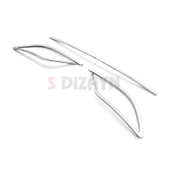 S-Dizayn VW Polo 6 HB Makyajlı Krom Egzoz Çıkışı Difüzör 2021 Üzeri thumbnail 3