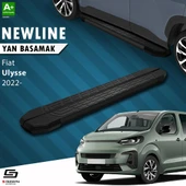 S-Dizayn Fiat Ulysse Uzun Şase NewLine Siyah Yan Basamak 243 Cm 2022 Üzeri A+ Kalite thumbnail 1