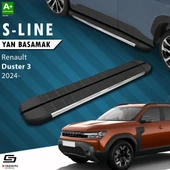 S-Dizayn Renault Duster 3 S-Line Krom Yan Basamak 183 Cm 2024 Üzeri A+ Kalite thumbnail 1
