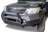 OMSA Toyota Hilux Dakar Çelik Ön Tampon Sensörlü-Sensörsüz 2011-2015 Arası thumbnail 2