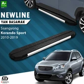 S-Dizayn Ssangyong Korando Sport NewLine Krom Yan Basamak 203 Cm 2010-2019 A+ Kalite thumbnail 1