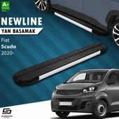 S-Dizayn Fiat Scudo 3 Kısa Şase NewLine Aluminyum Yan Basamak 213 Cm 2020 Üzeri A+ Kalite thumbnail 1
