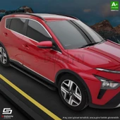 S-Dizayn Citroen Jumpy 3 Kısa Şase TrimLine Siyah Yan Basamak 213 Cm 2016 Üzeri thumbnail 5