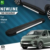 S-Dizayn Fiat Ulysse Kısa Şase NewLine Krom Yan Basamak 213 Cm 2022 Üzeri A+ Kalite thumbnail 1
