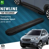 S-Dizayn Ssangyong Korando Sport NewLine Siyah Yan Basamak 203 Cm 2010-2019 A+ Kalite thumbnail 1
