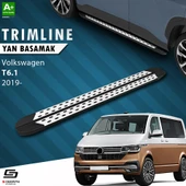 S-Dizayn VW Transporter T6.1 Kısa Şase TrimLine Gri Yan Basamak 215 Cm 2019-2025 thumbnail 1