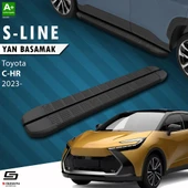 S-Dizayn Toyota C-HR 2 S-Line Siyah Yan Basamak 173 Cm 2023 Üzeri A+ Kalite thumbnail 1