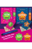 nesnel yayınlar Baba - Kız Aramızda Ayraç Kartpostal Kişiye Özel Kalem - Lacivert - 1