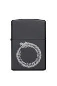 Nesnel Gift Ouroboros Ejderha Figürlü Metal Benzinli Çakmak thumbnail 3
