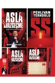 Halk Kitabevi Asla Vazgeçme - Ayraç - Kartpostal - Poster - SS - Atatürk İmza Baskılı Kalem - 1