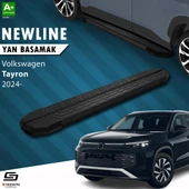 S-Dizayn VW Tayron 2 NewLine Siyah Yan Basamak 193 Cm 2024 Üzeri A+ Kalite thumbnail 1