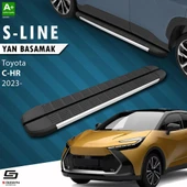 S-Dizayn Toyota C-HR 2 S-Line Aluminyum Yan Basamak 173 Cm 2023 Üzeri A+ Kalite thumbnail 1