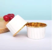 Cupcake/Muffin /Suffle Kek Kapsülü Beyaz 50 Li thumbnail 5