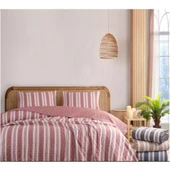 Colors & Colors Tuana Pudra Pamuk Keten Çift Kişilik Yatak Örtüsü Seti (220x240) - 2