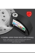 Alarmlı Disk Kilidi Motorsiklet Scooter Bisiklet Sesli Alarm 110 Desibel Yüksek Ses thumbnail 3