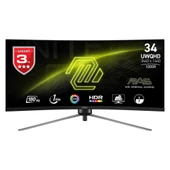 MSI 34" MAG 345CQR 3440x1440 (UWQHD) 21:9 CURVE 1000R VA 180HZ 1MS FREESYNC PREMIUM GAMING MONITOR - 1