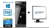 HP PRO 3500 MT Intel Core i7-3770 8 GB Ram 256 SSD +HP Monitör 19" - Outlet - 1