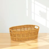 Oval Rattan Küçük Boy Sepet - 4