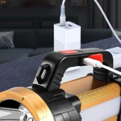 6 Mod Şarjlı El Feneri Projektör Tipi  Wt-615 thumbnail 4