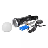 Projektor Modeli Zoomlu Şarjlı El Feneri  Wt-129 thumbnail 5