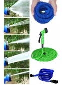 22.5 Metre Uzayan Bahçe Sulama Araç Yıkama Hortumu 7 Kademeli Başlık thumbnail 1