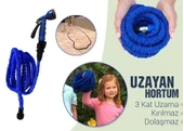 22.5 Metre Uzayan Bahçe Sulama Araç Yıkama Hortumu 7 Kademeli Başlık thumbnail 5