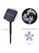 Solar 30 Ledli Çiçekli Günışığı Bahçe Aydınlatma Dekorasyon Güneş Enerjili thumbnail 5
