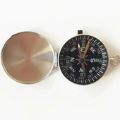 Mini Taşınabilir  Kapaklı Cep Saati Model Alüminyum İğne Kılıtlı  Pusula G451 thumbnail 2