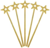 Altın Renk Yıldız Peri Asası Peri Değneği 34 Cm 1 Adet thumbnail 1