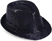 Çocuk Boy Siyah Payetli Şapka Gösteri Şapkası Michael Jackson Şapkası 54 No thumbnail 1