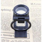 Tekstilciler Için  Kumaş Kontrolü Büyüteç,katlanan, Metal 15x Büyütme thumbnail 3