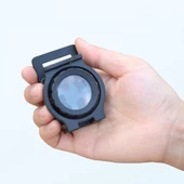 Tekstilciler Için  Kumaş Kontrolü Büyüteç,katlanan, Metal 15x Büyütme thumbnail 2